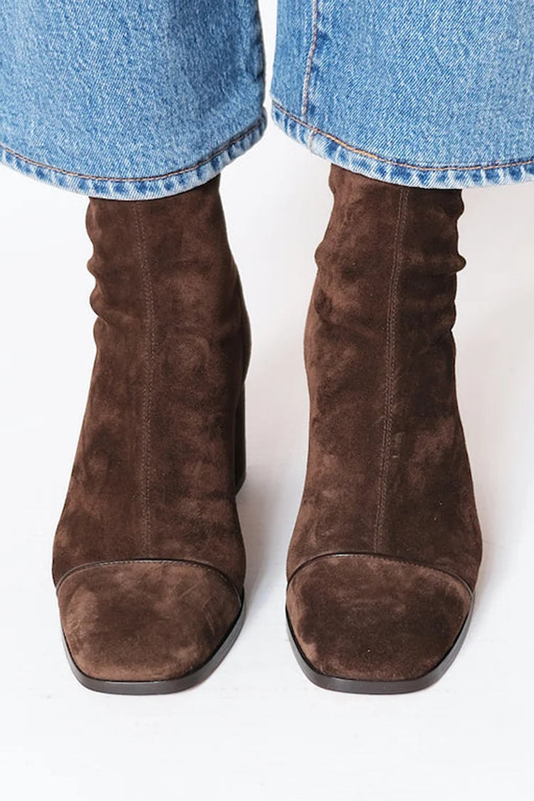 Lily | Elegant Suede Ankle Boots