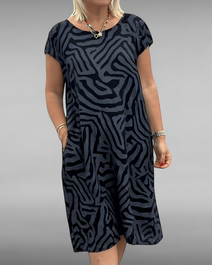 Sarah | Round Neck Dress