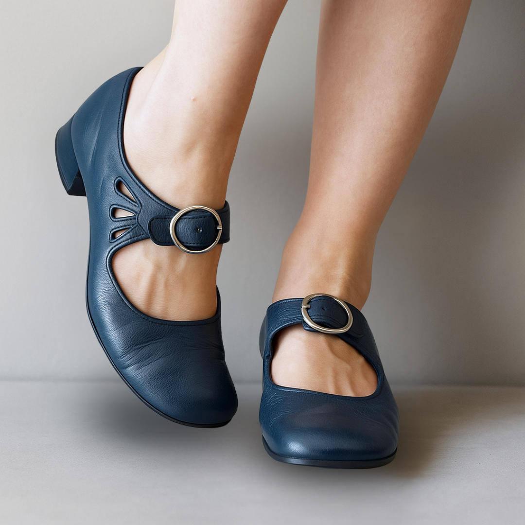 Mary | Orthopaedic Leather Flats
