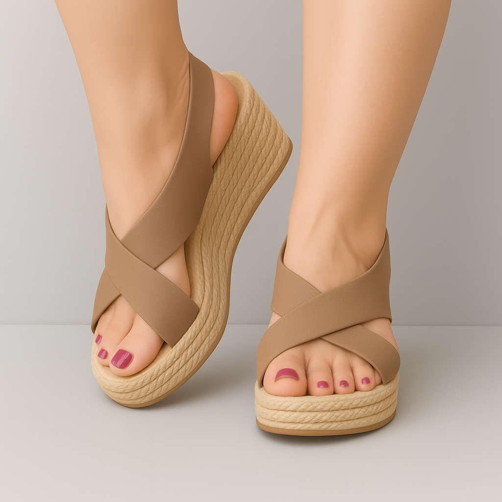 Elaine | Elegant Espadrille-Sandals