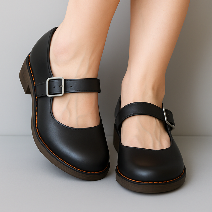 Anne | Orthopaedic Leather Mary Janes