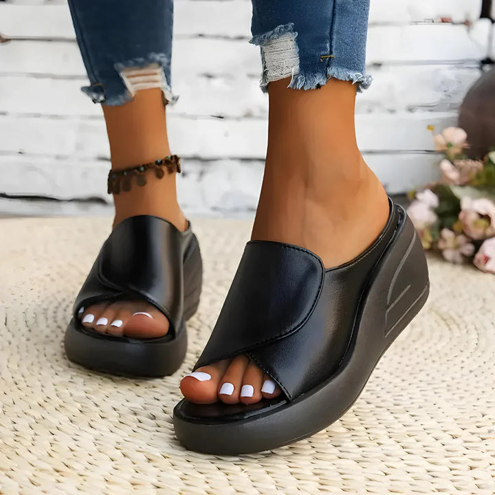 Jaden | Wedge Platform Sandals