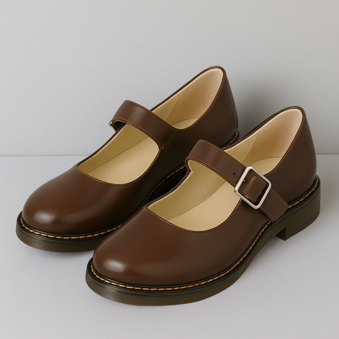 Anne | Orthopaedic Leather Mary Janes